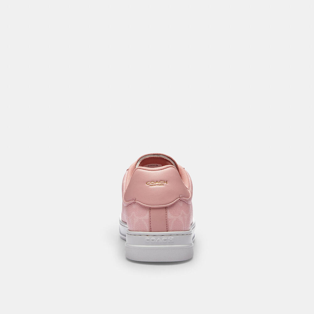 Coach High Line Sneaker In Signature Canvas - Powder Pink Petal New- NWT - Picture 5 of 7